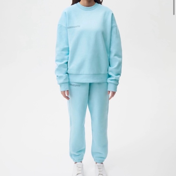Pangaia Pants - Pangaia Celestial Blue Sweat Set Sweatsirt and Joggers
